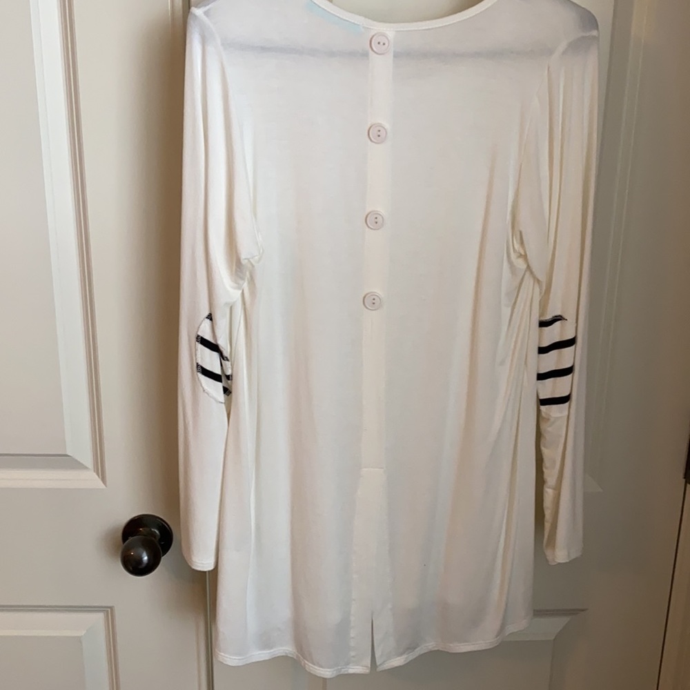 Long sleeve tunic with cap elbows